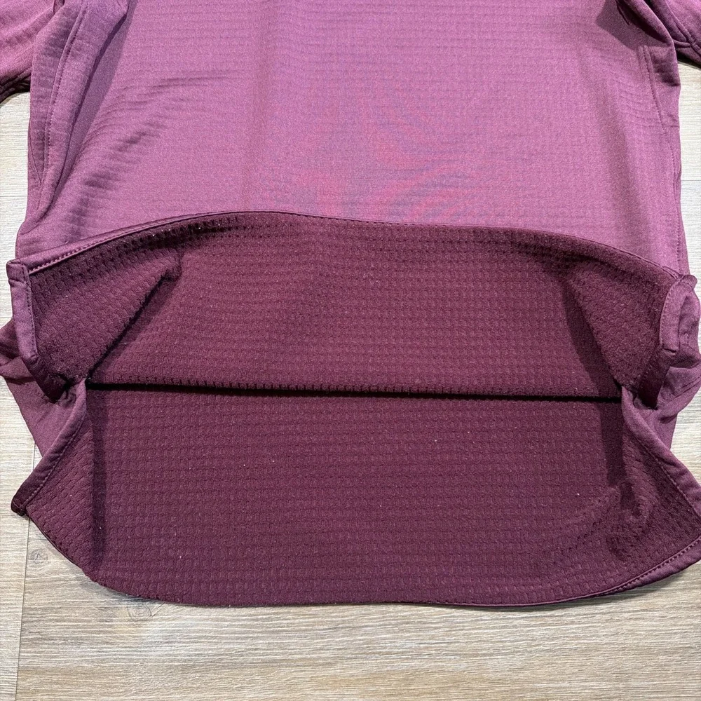 Nike Men's SMALL Minnesota Golden Gophers Waffle Fleece Sweatshirt Red Thermal